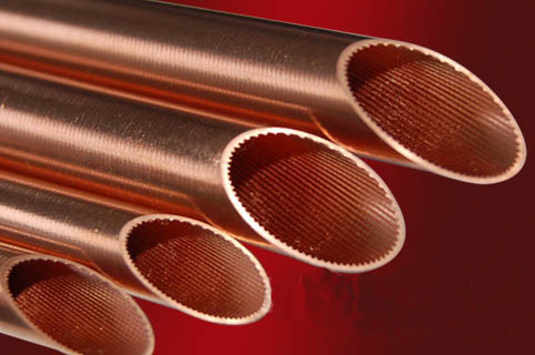 Internal thread copper coil